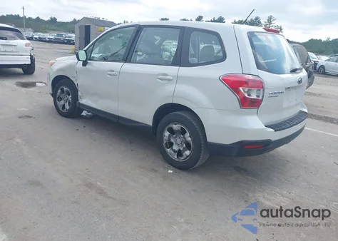 2015 Subaru Forester 2.5I z USA, uszkodzony, nr VIN JF2SJAAC6FH554322